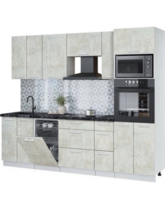 Кухонный гарнитур Интерлиния Мила Лайт 2.55-ПМ3