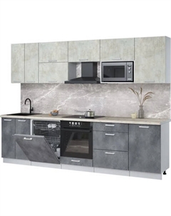 Кухонный гарнитур Интерлиния Мила Лайт 2.9-ПМ2