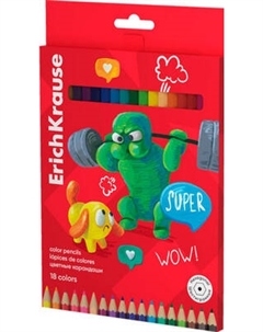 Набор цветных карандашей Erich Krause Jolly Friends / 61793 Erich krause
