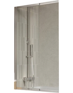 Стеклянная шторка для ванны BelBagno LUCE-VF-11-80/145-C-Cr Belbagno