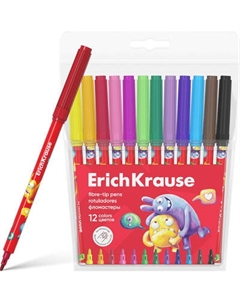 Фломастеры Erich Krause Jolly Friends / 62938 Erich krause