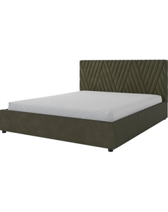 Двуспальная кровать Bravo Мебель Нельсон 160х200 без ПМ стандарт 1 вариант Bravo мебель