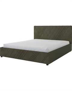 Двуспальная кровать Bravo Мебель Нельсон 160х200 без ПМ стандарт 1 вариант Bravo мебель