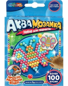 Развивающая игра MultiArt Аквамозаика бабочка / AB-100BUTTER Multiart