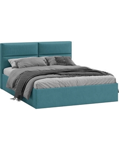 Двуспальная кровать ТриЯ Глосс универсальная с ПМ Тип 1 180x200 и заглушиной Трия