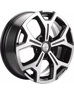 Литой диск Khomen KHW1710 Jolion 17x6.5" 5x114.3мм DIA 66.5мм ET 37мм Black FP