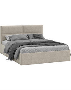 Двуспальная кровать ТриЯ Глосс универсальная с ПМ Тип 1 180x200 и заглушиной Трия