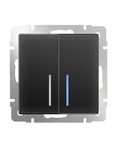 Выключатель Werkel WL08-SW-2G-2W-LED / a029877