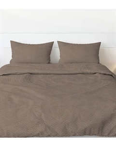 Комплект постельного белья Бояртекс № 17-1418 Мокко 2сп с европростыней