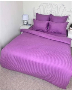 Комплект постельного белья Реноме 1.5сп Графитовая коллекция Сливовый Ss-007