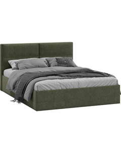 Двуспальная кровать ТриЯ Глосс универсальная с ПМ Тип 1 180x200 и заглушиной Трия