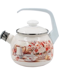 Чайник со свистком Лысьвенские эмали Летний этюд 2711АП/4Жм
