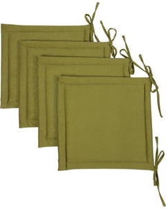 Комплект подушек на стул BIO-LINE Кабрио с завязками 40x40 / PKK Bio-line