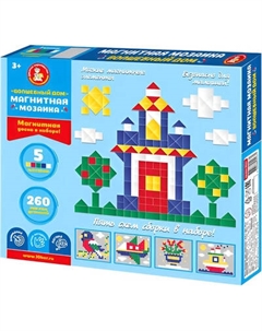 Развивающая игра Десятое королевство Мозаика магнитная. Волшебный дом / 05567