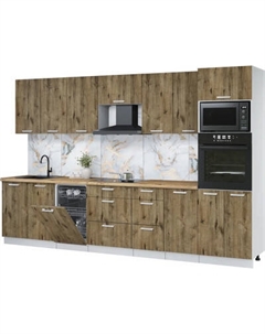 Кухонный гарнитур Интерлиния Мила Лайт 3.25-ПМ3