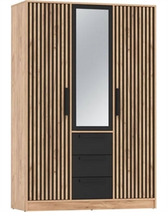 Шкаф Олмеко Вегас 3-х дверный с зеркалом 83.08