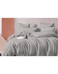 Комплект постельного белья LUXOR № 14-4002 Серый мрамор Евро Luxor