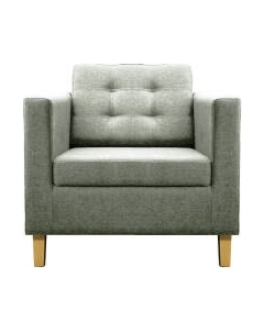 Кресло мягкое Brioli Дилли клетка Д