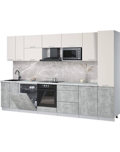 Кухонный гарнитур Интерлиния Мила Лайт 3.3-ПМ2