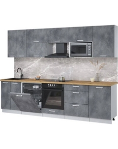 Кухонный гарнитур Интерлиния Мила Лайт 2.9-ПМ2