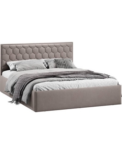 Двуспальная кровать ТриЯ Порто универсальная с ПМ 180x200 Трия