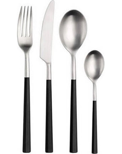 Набор столовых приборов Pinti Inox Hive Black 2LL0S091 Pinti inox