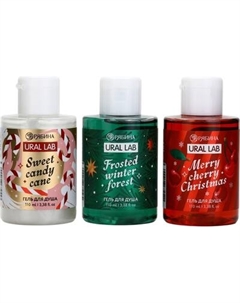 Набор гелей для душа URAL LAB Happy New Year / 10872543 Ural lab