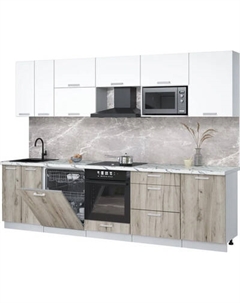 Кухонный гарнитур Интерлиния Мила Лайт 2.9-ПМ2