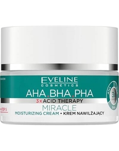 Крем для лица Eveline Cosmetics AHA BHA PHA 3x Acid Therapy Увлажняющий Eveline cosmetics