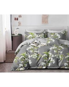 Комплект постельного белья Реноме 2сп Оливковая коллекция. Простыня на резинке УУ 0021