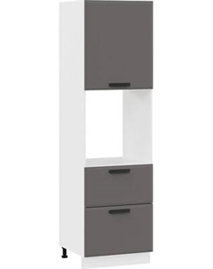 Шкаф-пенал кухонный ТриЯ Тиана 1П6Я2 с одной дверью и двумя ящиками Трия