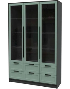 Шкаф с витриной Интерлиния Концепт Тренд КТ-ШВ3