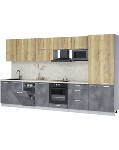 Кухонный гарнитур Интерлиния Мила Лайт 3.6-ПМ4