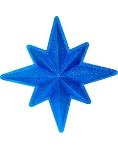 Елочная игрушка GreenTerra Звезда / 126498 Greenterra