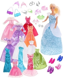 Кукла с аксессуарами Defa Модница 8362b