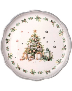 Тарелка столовая обеденная Agness 358-2264