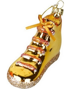 Елочная игрушка Kurt S. Adler Christmas 2024. Золотой кедик / ZCI24349_1 Kurt s. adler