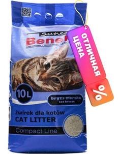 Наполнитель для туалета Super Benek Compact Морской бриз Super benek