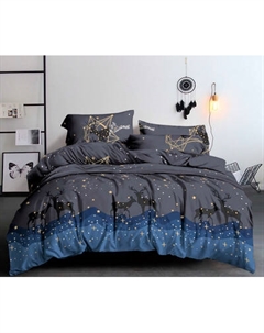 Комплект постельного белья PANDORA № NN 3646-7 звездный олень Евро Pandora