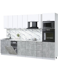 Кухонный гарнитур Интерлиния Мила Лайт 3.05-ПМ3