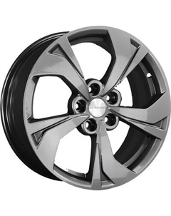 Литой диск Khomen KHW1724 Exeed LX 17x7" 5x108мм DIA 60.1мм ET 33мм Gray