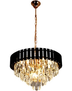 Люстра Estares Simona 86 8хЕ14-480х890-BKGD/CRYSTAL-220-IP20
