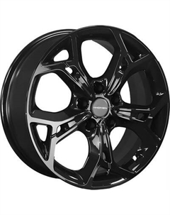 Литой диск Khomen KHW1702 Haval Jolion 17x7" 5x114.3мм DIA 66.5мм ET 37мм Black