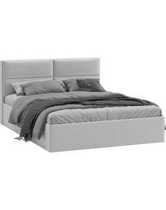 Двуспальная кровать ТриЯ Глосс универсальная с ПМ Тип 1 180x200 и заглушиной Трия