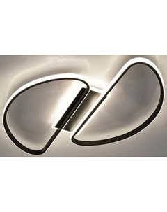 Потолочный светильник Estares Modena 80W R-RC-540x640x55-BLACK/WHITE-220-IP20