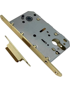 Защелка врезная с фиксацией Trodos CX410B-85ET/M GP магнит