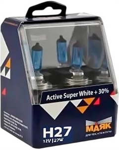 Комплект автомобильных ламп Маяк авто 72727/2ASW+30