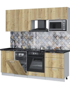 Кухонный гарнитур Интерлиния Мила Лайт 2.15-ПМ4