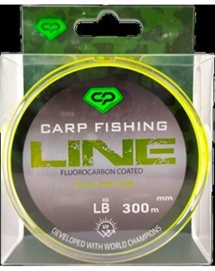 Леска флюорокарбоновая Carp Pro Fluorocarbon Coated Fluo Yellow 300м / CP5103-028 Carp pro