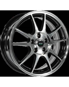 Литой диск Megami MGM-5 15x6" 5x114.3мм DIA 67.1мм ET 47мм BKF
